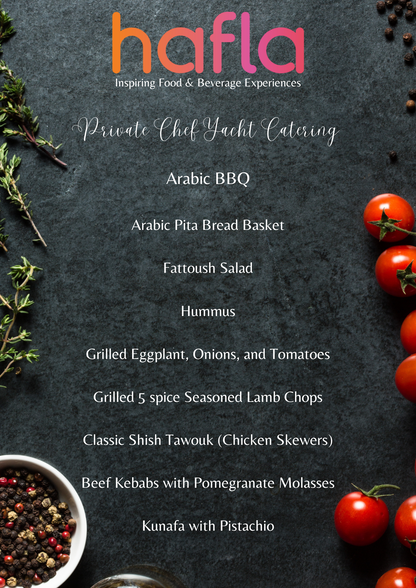 Private Chef Yacht Catering by CBC - Family Style