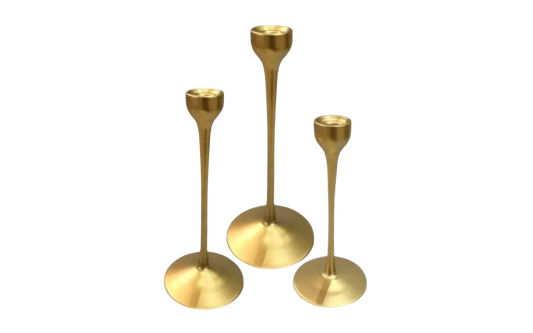 Candlestick Kendall Gold - Set of 3