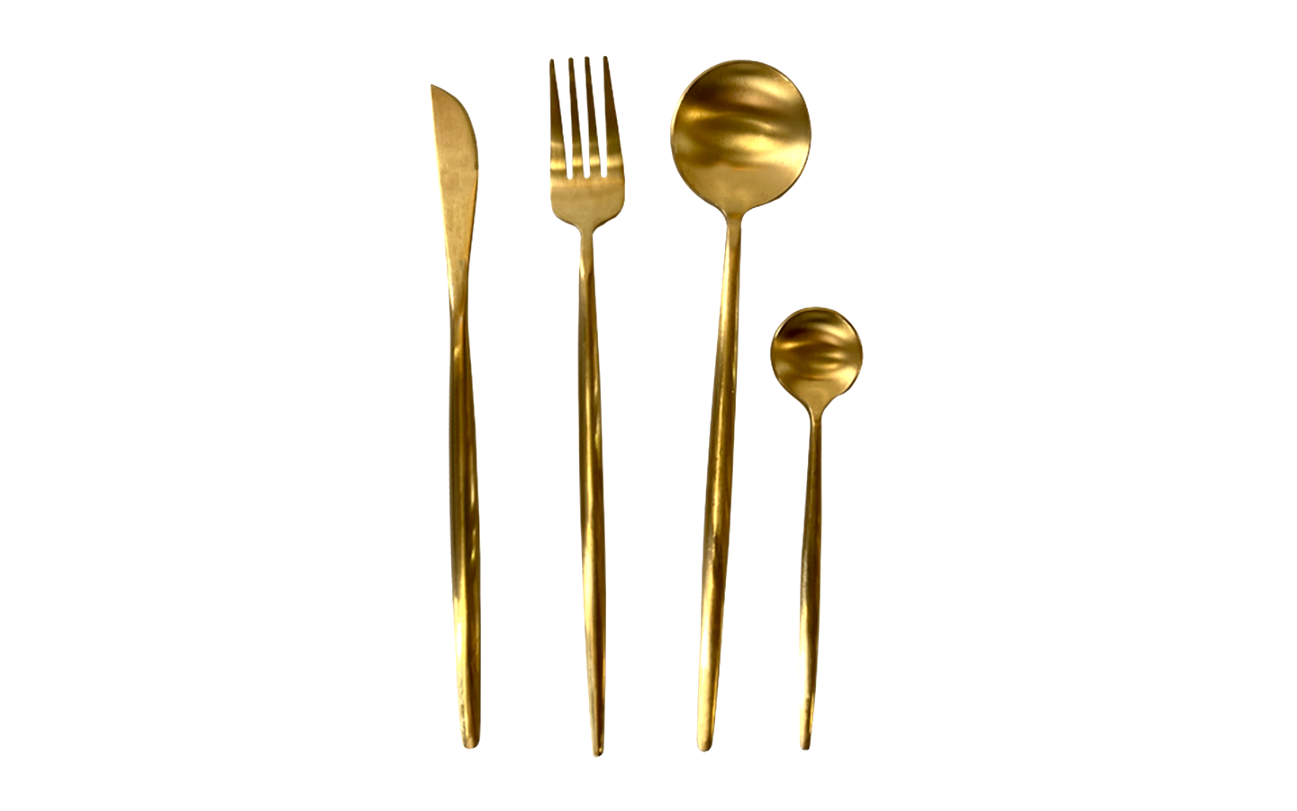 Gold Cutlery Set