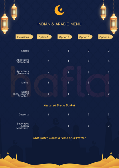 Hafla Indian & Arabic Iftar Buffet