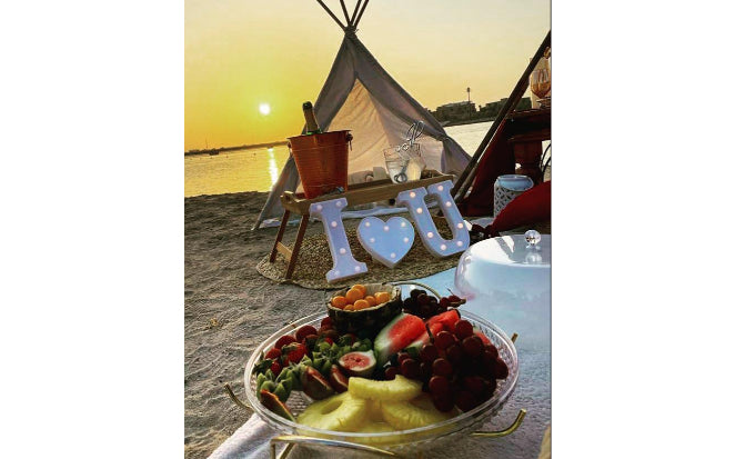 Lily's Picnic Luxury by the Beach Valentine's Day Package