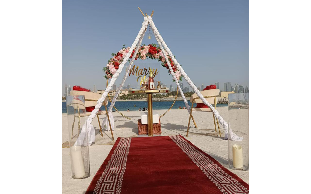 Propose On The Beach Set-Up