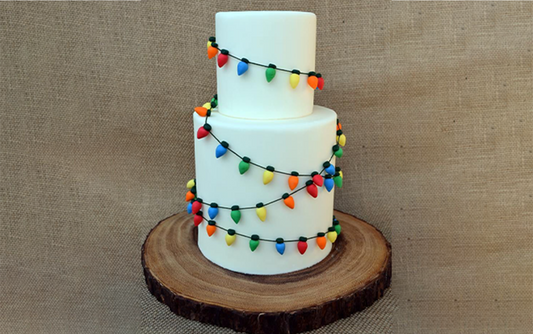 Christmas Light Cake