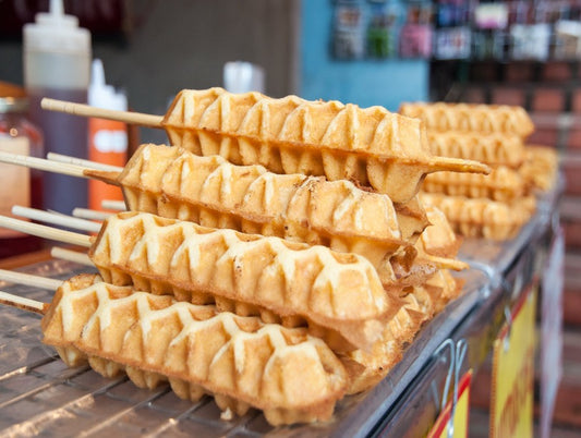 Live Waffle Stick Station by Paprika Dubai