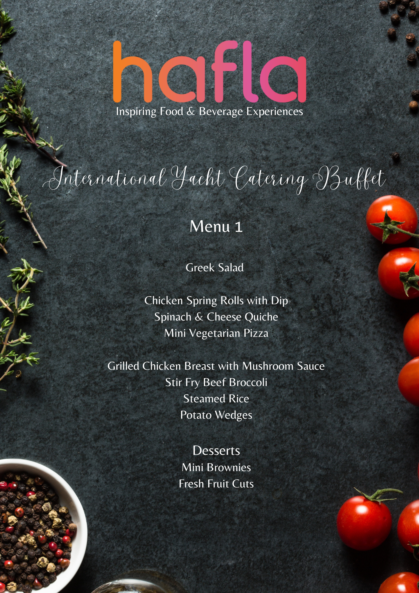 International Yacht Catering Buffet by Intercat-Cateriya