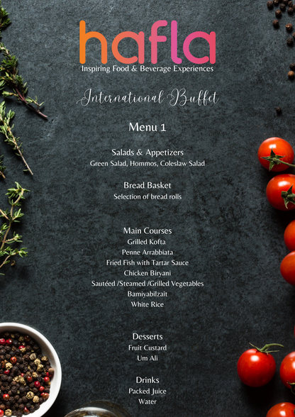 International Buffet by Baguette Catering