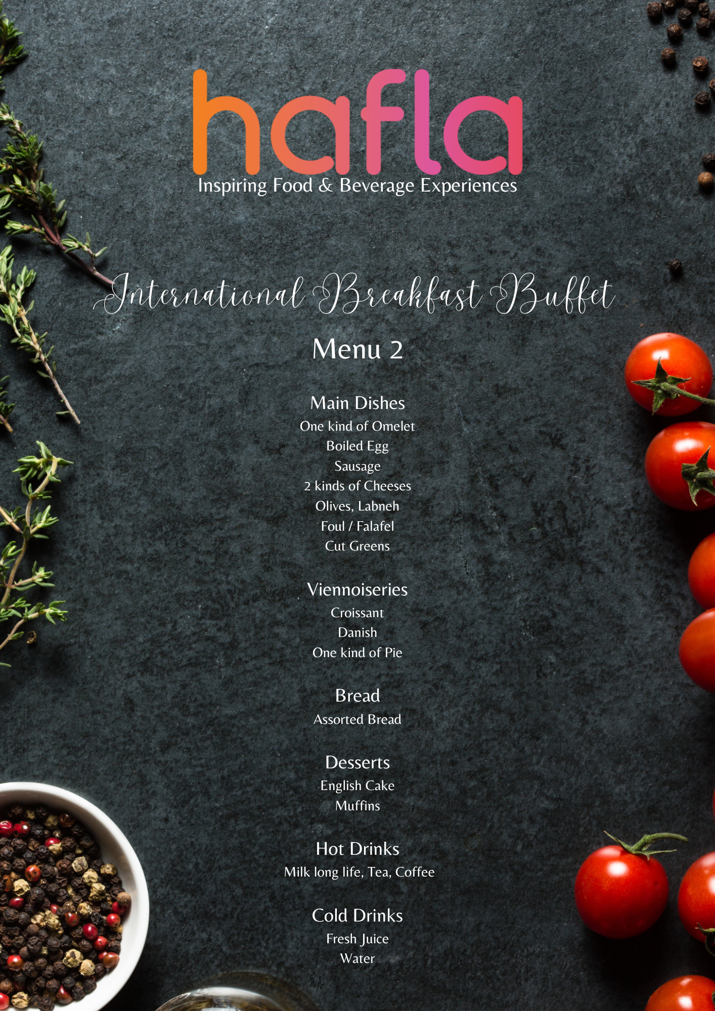International Breakfast Buffet by Baguette Catering