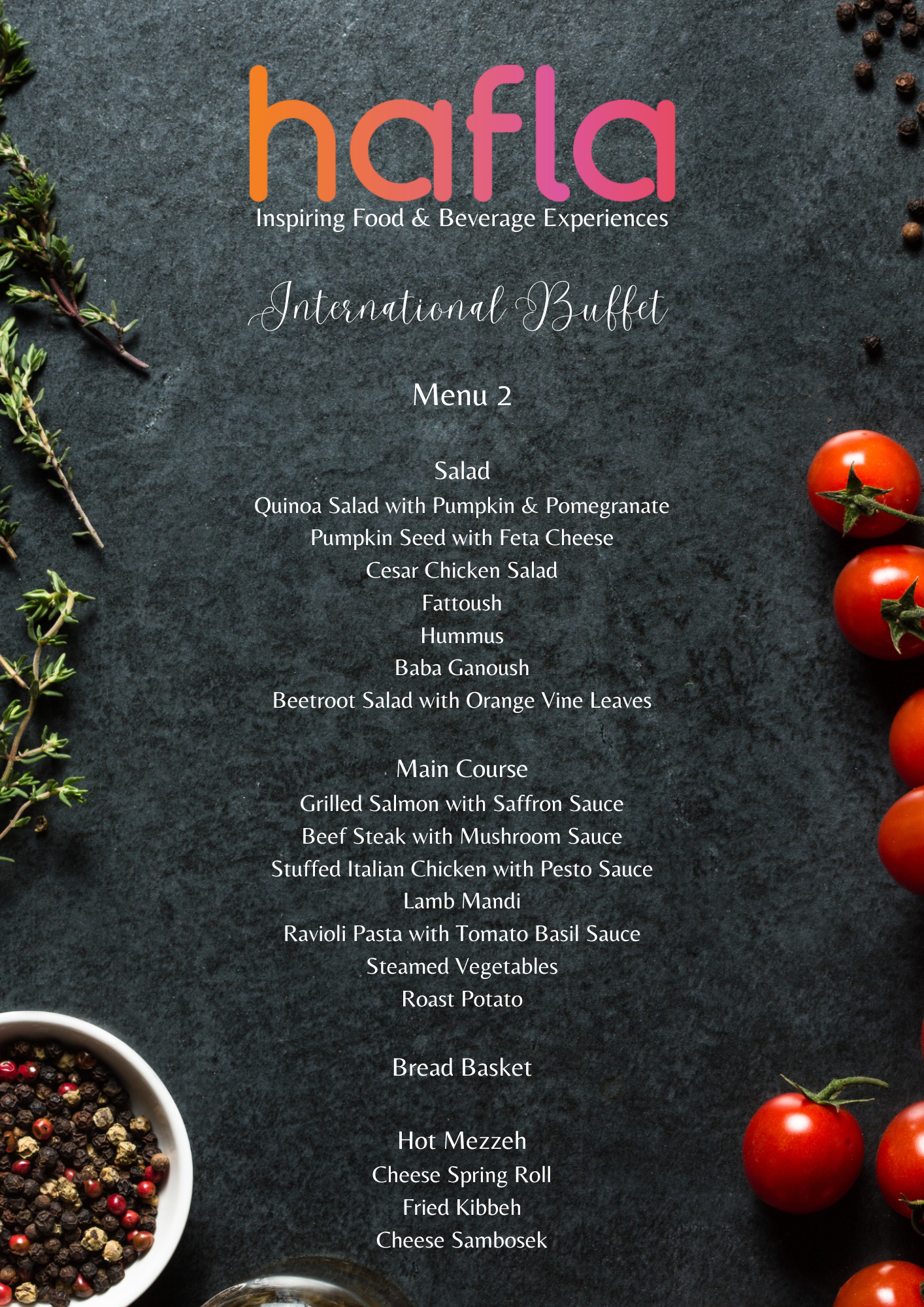 International Buffet by Grandiose Catering
