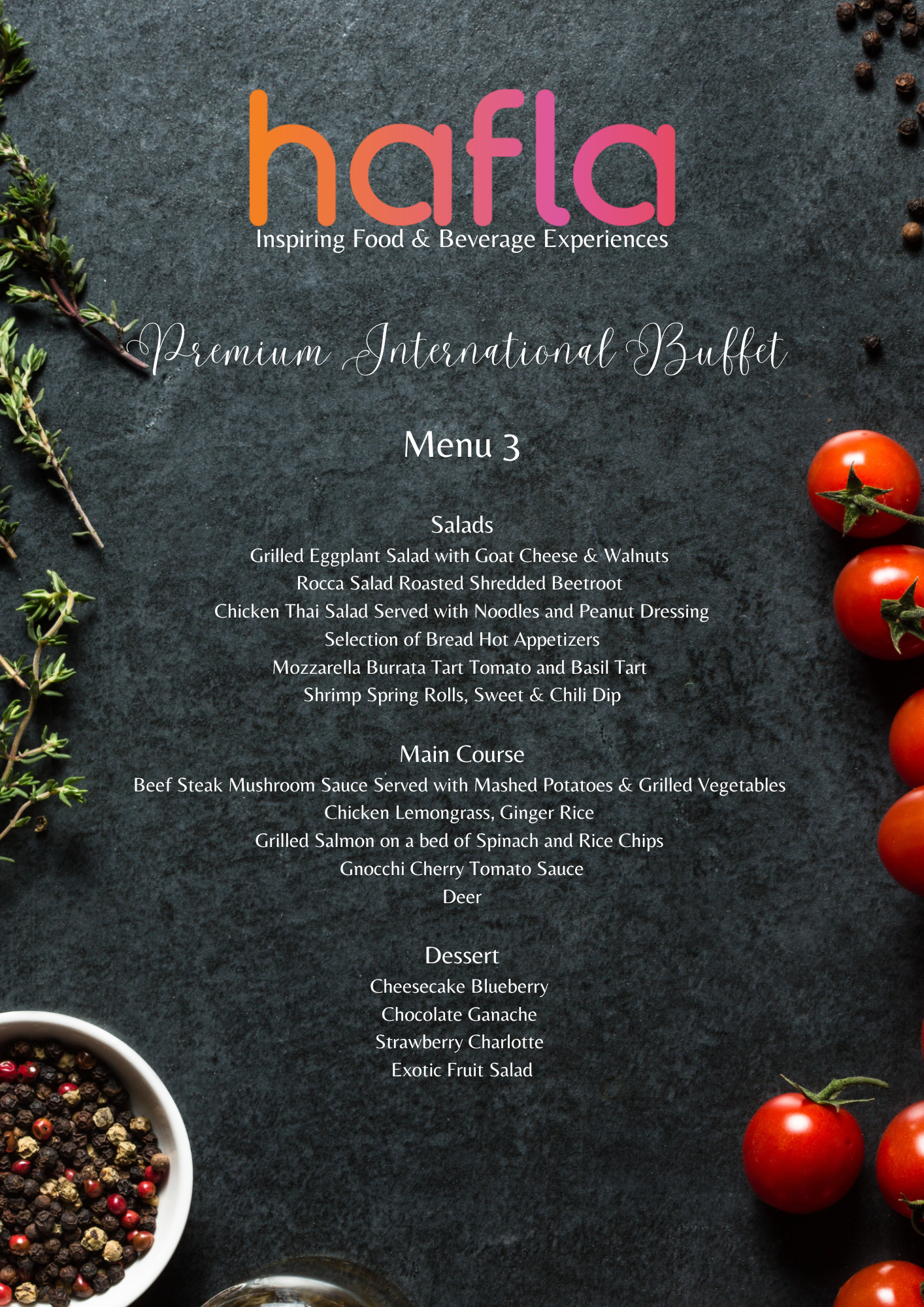 Premium International Buffet by Intercat - Cateriya