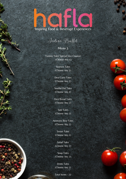 Indian Buffet by Tummy Tales