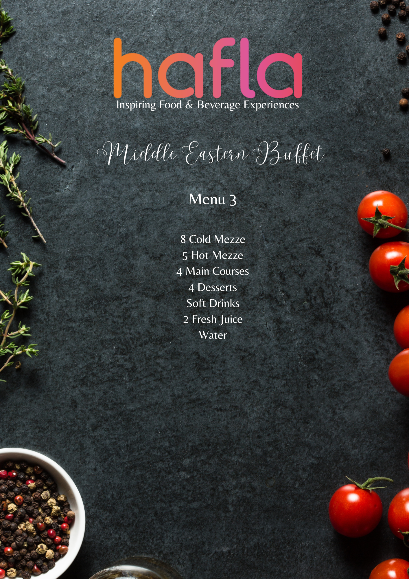 Middle Eastern Buffet by Experts Catering