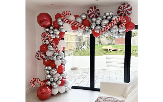Christmas Semi Balloon Decor