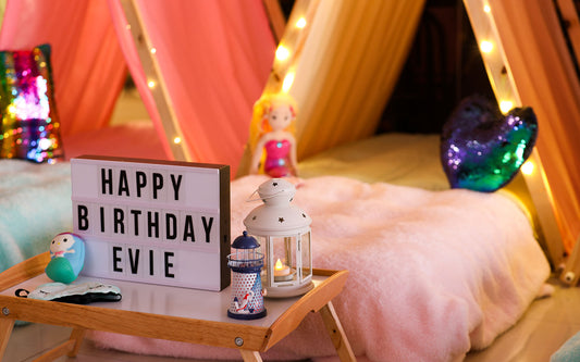 Teepee Sleepover Birthday Party Rental