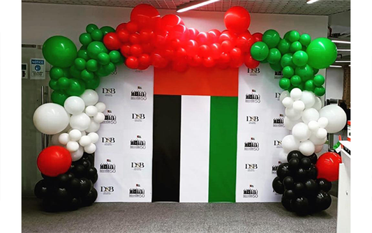 UAE National Day Corporate Balloon Backdrop