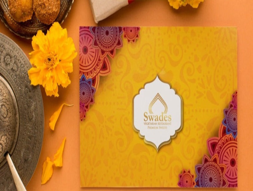 Assorted Dry Fruit Sweet Premium Gift Box by Swades Catering