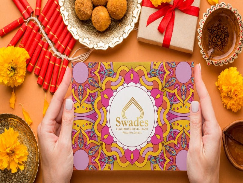 Assorted Dry Fruit Sweet Premium Gift Box by Swades Catering