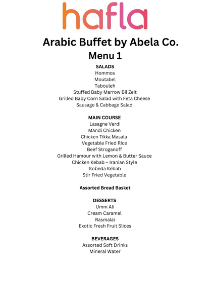 Arabic Buffet by Abela Co.