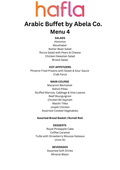 Arabic Buffet by Abela Co.