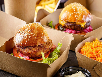 Burger Meal Box by Taste Studio