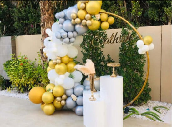 Round Ring Customized Name Decor