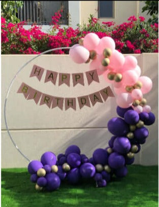 Pink & Purple Balloon Decor
