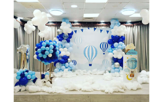 Hot Air Balloon Party Theme Decor