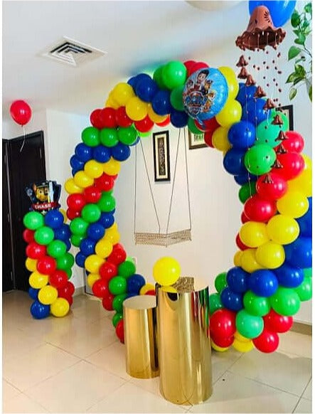 Round Shape Paw Patrol Theme Decor