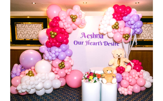 Pearl Birthday Backdrop Dubai
