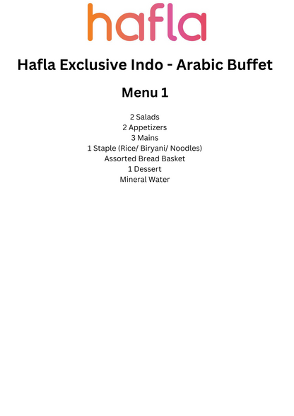 Hafla Exclusive Indo - Arabic Buffet