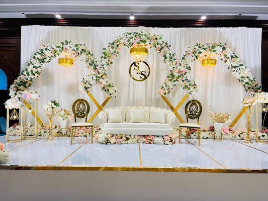 Gold Frame Wedding Decor Package - 7m