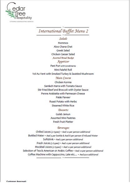 International Buffet by Cedar Tree Hospitality (OLD)