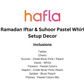 Ramadan Iftar & Suhoor Pastel Whirl Setup Decor
