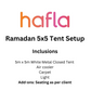 Ramadan Tent Setup
