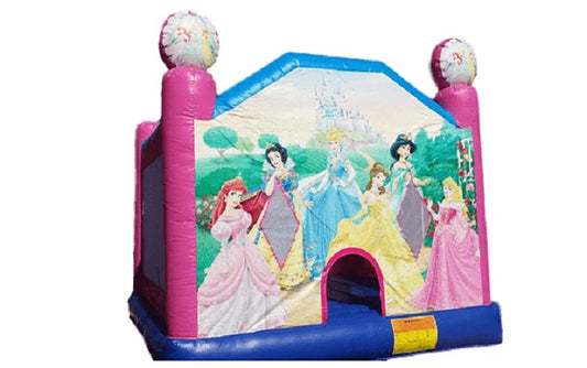 Pink & Blue Princess Bouncy Castle Dubai