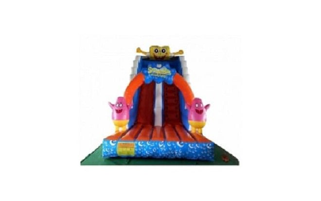 Spongebob Bouncy Castle with Slider Dubai