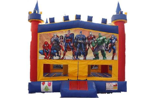 Superheroes Bouncy Castle Dubai
