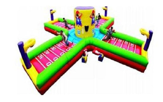 Green Bungee Run and Basketball Dubai