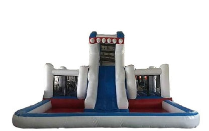 White Water Splash Bouncy With Slide Dubai