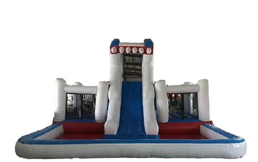 White Water Splash Bouncy With Slide Dubai
