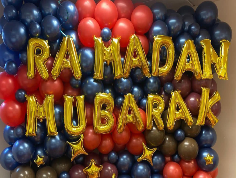 Ramadan Mubarak Balloon Wall