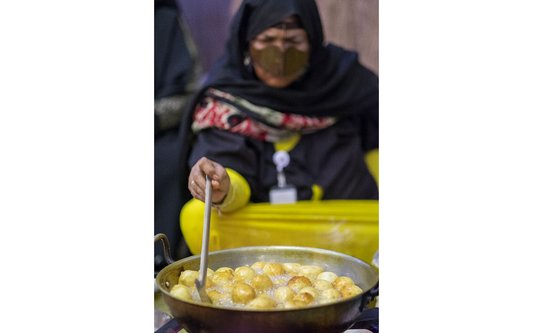 Arabic Food Cooking Lady