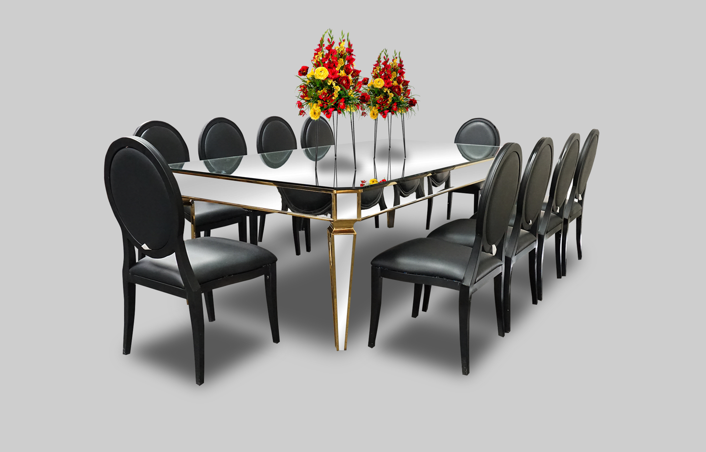 Mirage Mirror Dining Setup Package