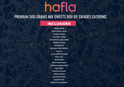 Premium Mix Sweets Box by Swades Catering